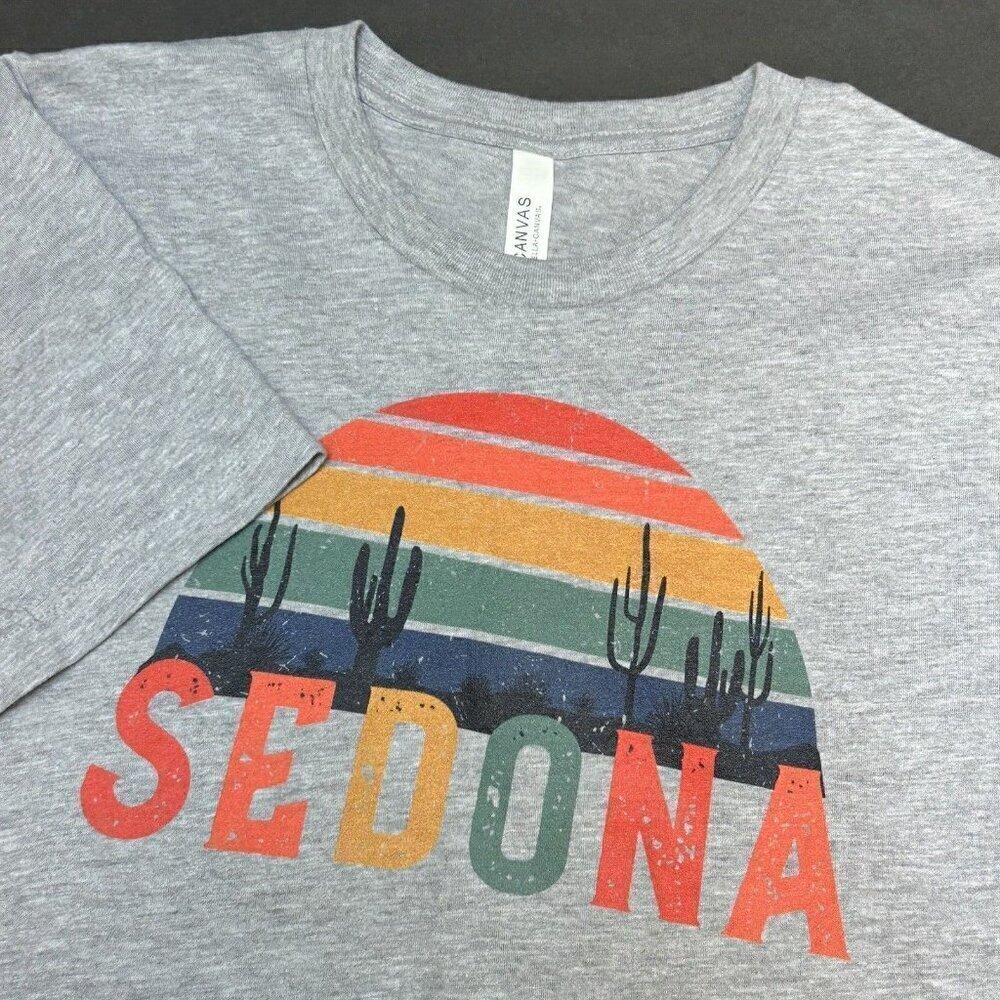 Sedona Shirt Adult Small Desert Sunset Sedona Arizona T-Shirt Tee Short Sleeve